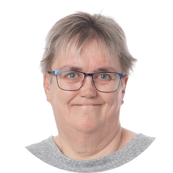 Foto af Anette, rengøringsmedhjælper på HCI
