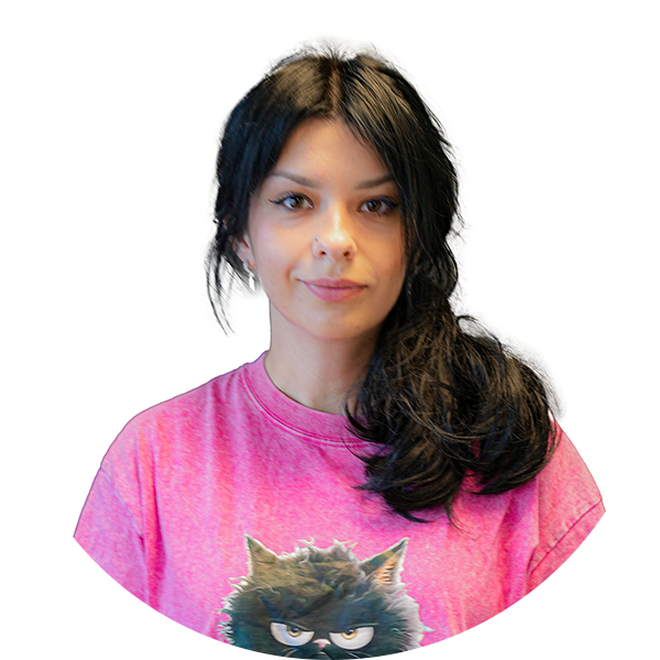 Foto af Maryna, rengøringsmedhjælper på HCI